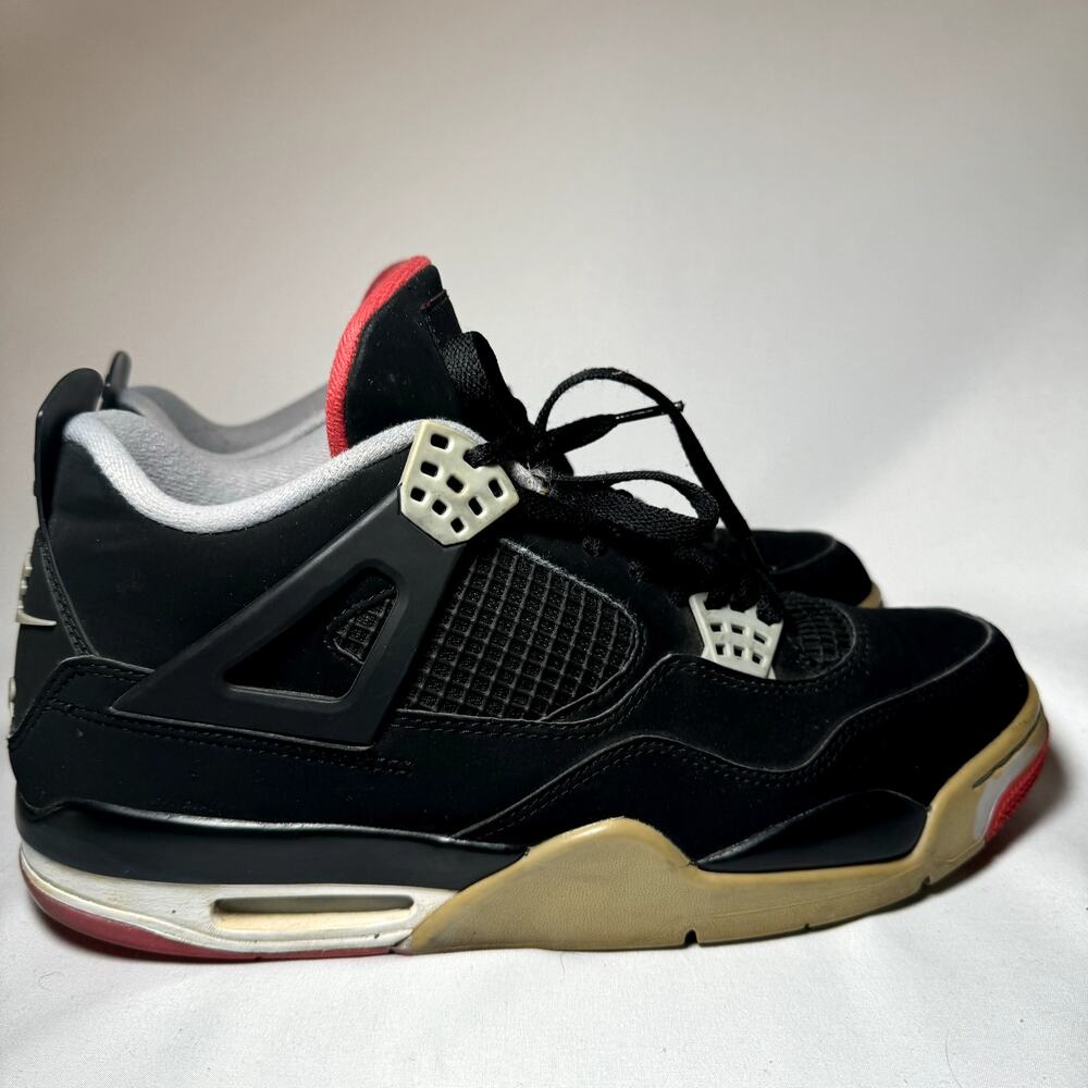Size 12 - Nike Air Jordan 4 Retro OG Bred 2019 Men's Shoes